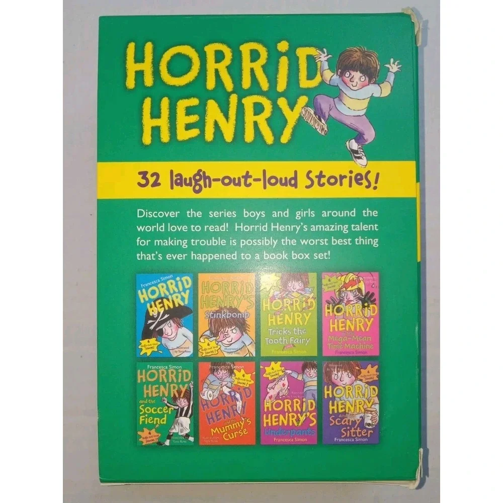 Horrid Henrys 8 Book Box Set 32 Laugh‎ Out Loud Stories